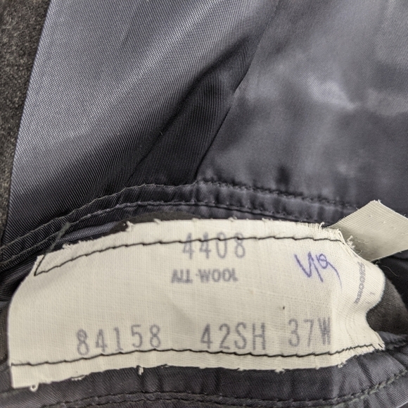 VTG Brooks Brothers Golden Fleece Sport Coat Suit Jacket All Wool Pinstripe - Picture 13 of 14